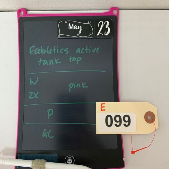 Fabletics Active Tank Top Womens Plus 2X Pink Dropped Armhole Stretch Athletic - Picture 11 of 12